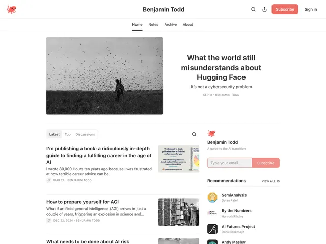 The Benjamin Todd homepage